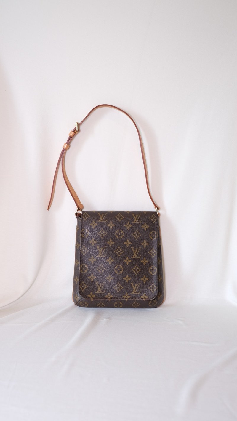 Louis Vuitton 王菲包 斜挎包 腋下包 - 側背包/斜背包 - 真皮 咖啡色