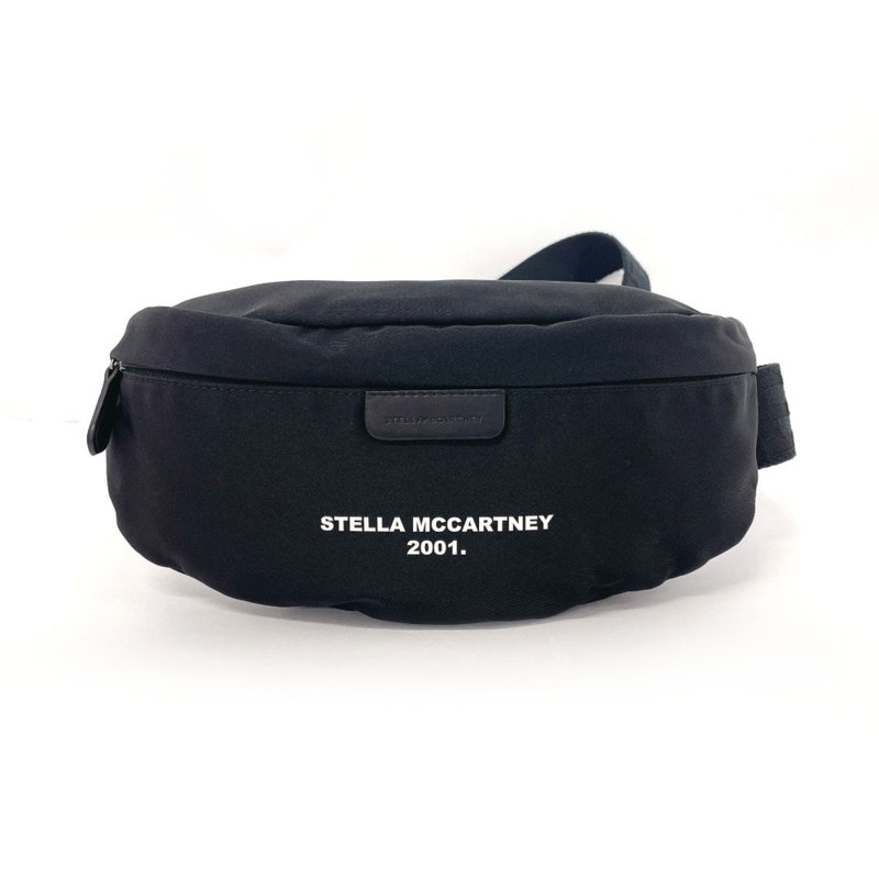 【日本直送 中古美品】ステラマッカートニー Stella McCartney ウエストバッグ ボディバッグ ウエストポーチ 570173 ロゴ - 其他 - 尼龍 黑色