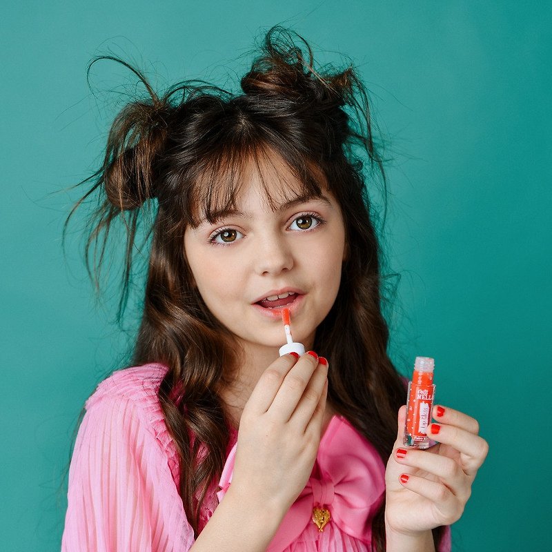 British [Miss NELLA] Children's Lip Gloss - Strawberry Melaleuca - Lip & Cheek Makeup - Other Materials Red