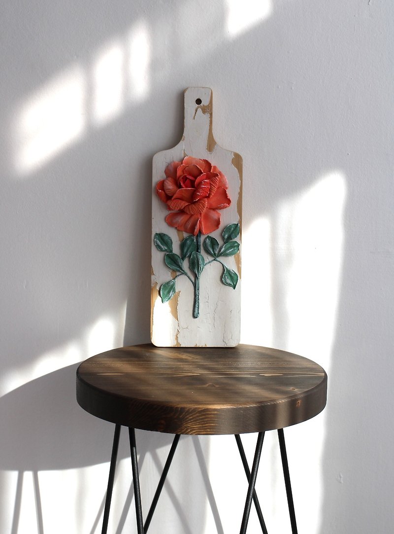 Kitchen decor with decorative plaster rose, sculptural painting. - Wall Décor - Other Materials 