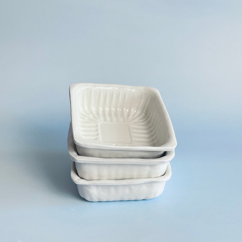 方形塑膠碗 - 其他 - 陶 