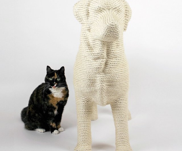 dog shaped cat scratcher