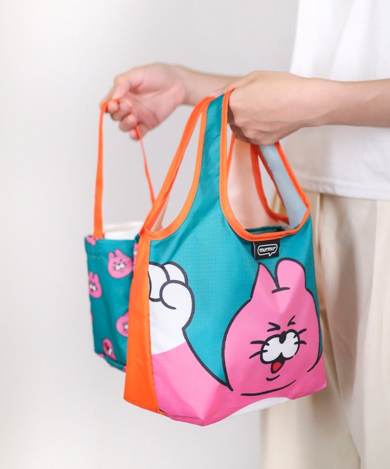 tsan-tsan bag- TTB052 - กระเป๋าถือ - เส้นใยสังเคราะห์ สีเขียว