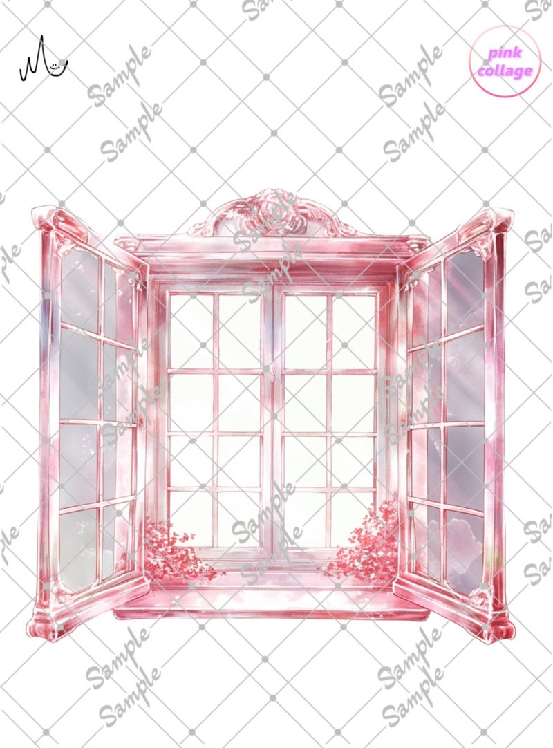オリジナル装飾ステッカー期間限定pinkシリーズ9月10日まで - 貼紙 - 紙 