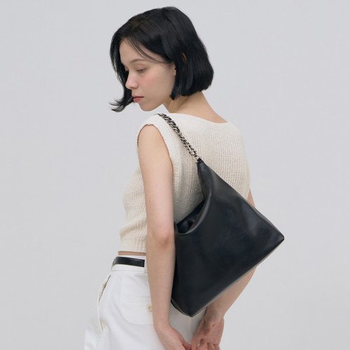 Bag to Basics チェーンホーボーバッグ 韓国製 - ショップ