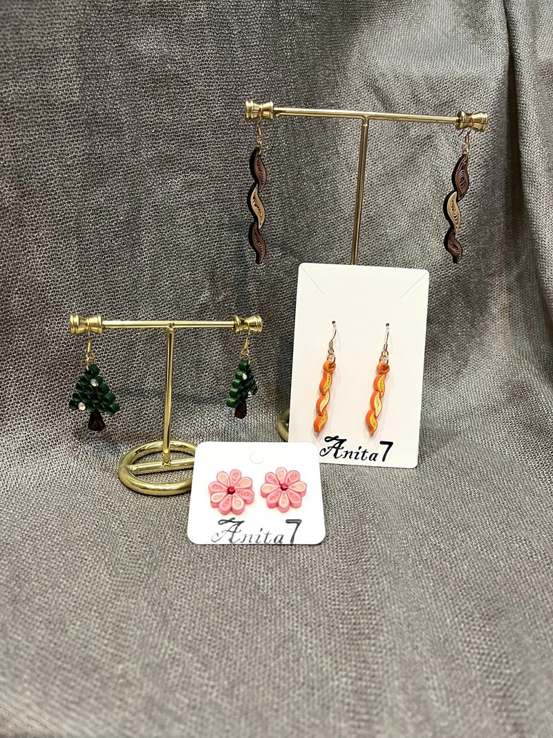 Party Earrings - ต่างหู - กระดาษ 