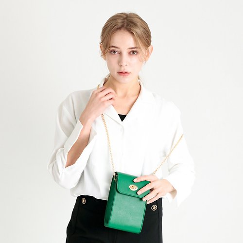 Jolly 韓國LIA BAG | 綠色 | 迷你袋 | 側背包 斜孭袋