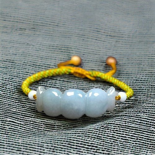 瓔珞珠寶盒 E.L.Jewelry Box 冰種翡翠糖果編織手鍊 | 天然緬甸玉翡翠A貨 | 送禮