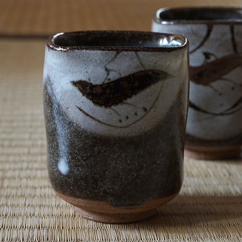 繪唐津湯吞 - 茶壺/茶杯/茶具 - 陶 