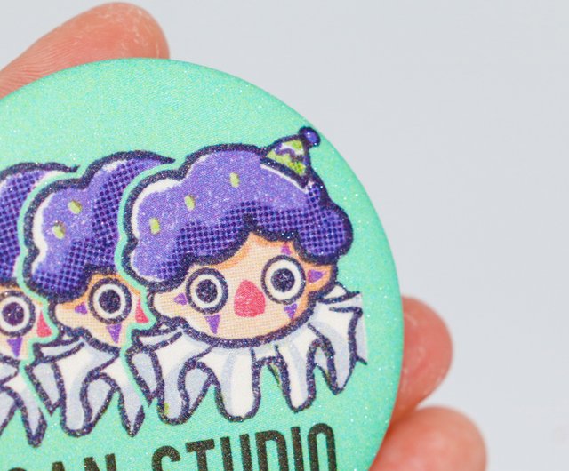 宇宙人 お顔 缶バッジ - ショップ The CAN Studio ピンバッジ・ピンズ