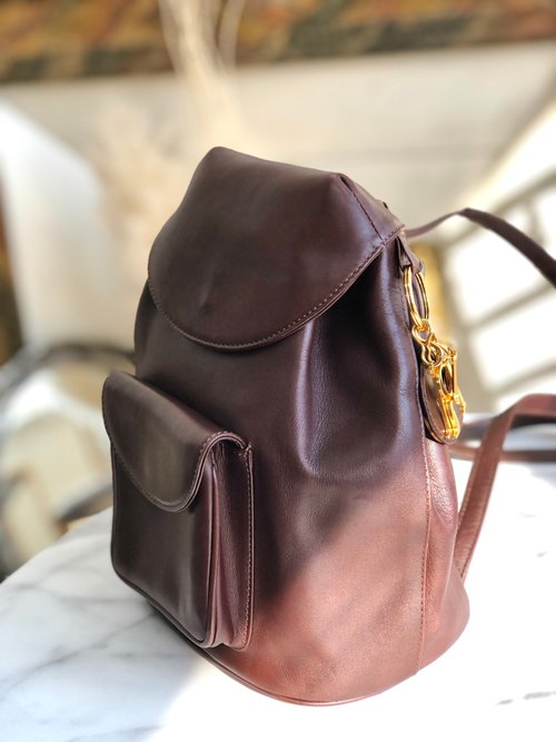 VintageShop solo 】Christian Dior Diorチャーム レザー ミニ