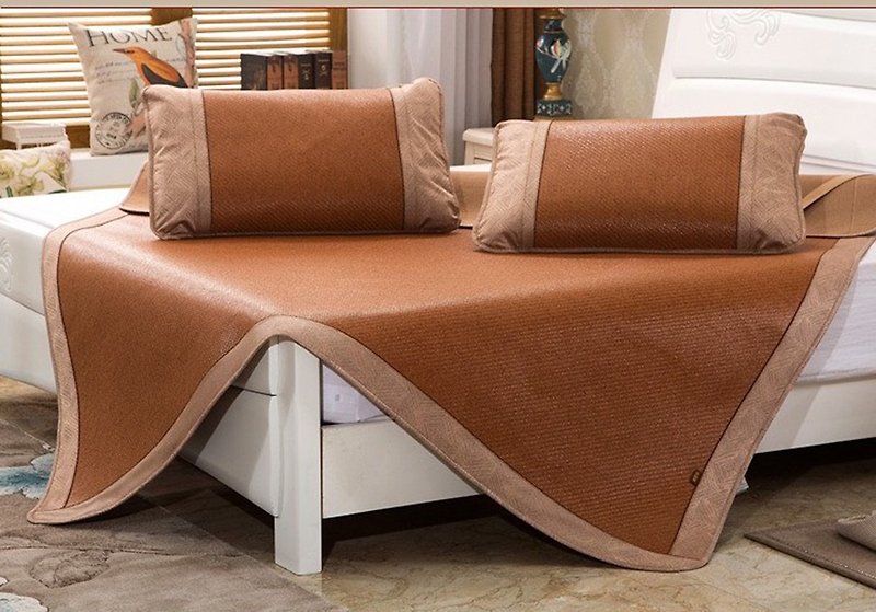 3D three-dimensional breathable old rattan mat∣with storage bag (single/double/large) - เครื่องนอน - พืช/ดอกไม้ 