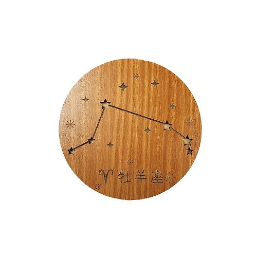 木頭方程式 【教師節禮物】木雕音樂盒-12星座(牡羊)