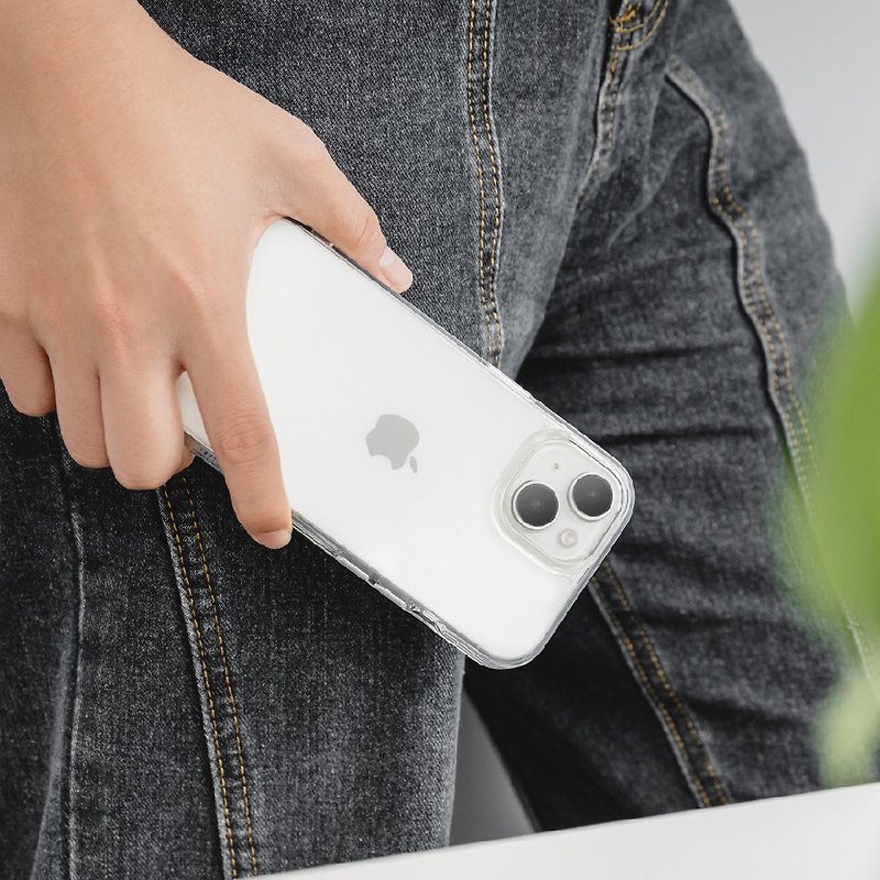 iPhone14/15 Nude透明軍規防摔殼(一年保固 支援MagSafe)(活動價) - 手機殼/手機套 - 塑膠 