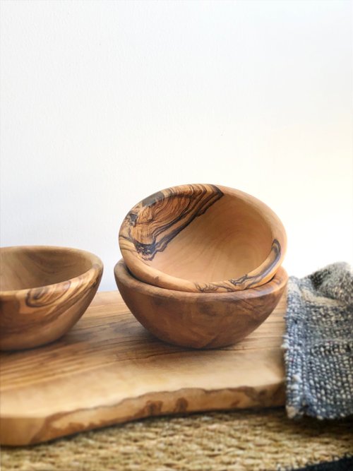 Folksy Finds 手工橄欖木小皿