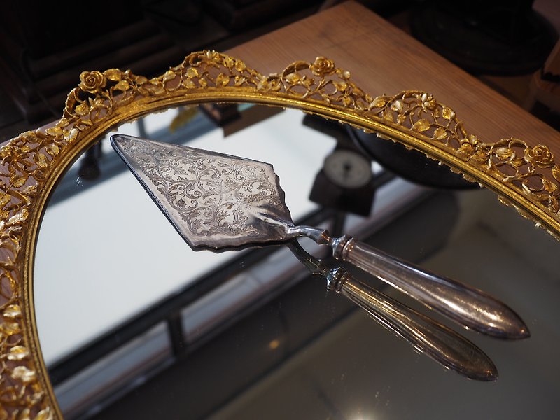 英國早期鍍銀蛋糕刀/派刀 - 餐具/刀叉湯匙 - 其他金屬 銀色