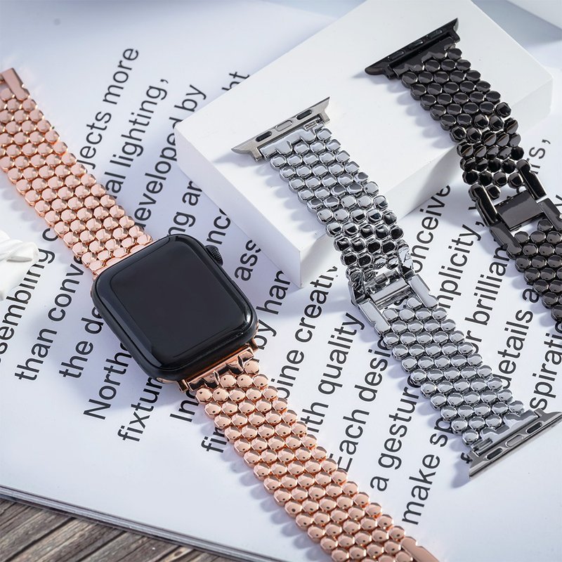Apple watch - 蜂巢系列蘋果錶帶 - 錶帶 - 其他材質 金色