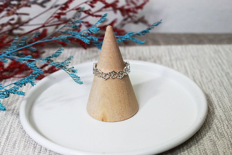 【Pure Silver Series】Step by Step-Activity Ring - แหวนทั่วไป - เงินแท้ สีเงิน