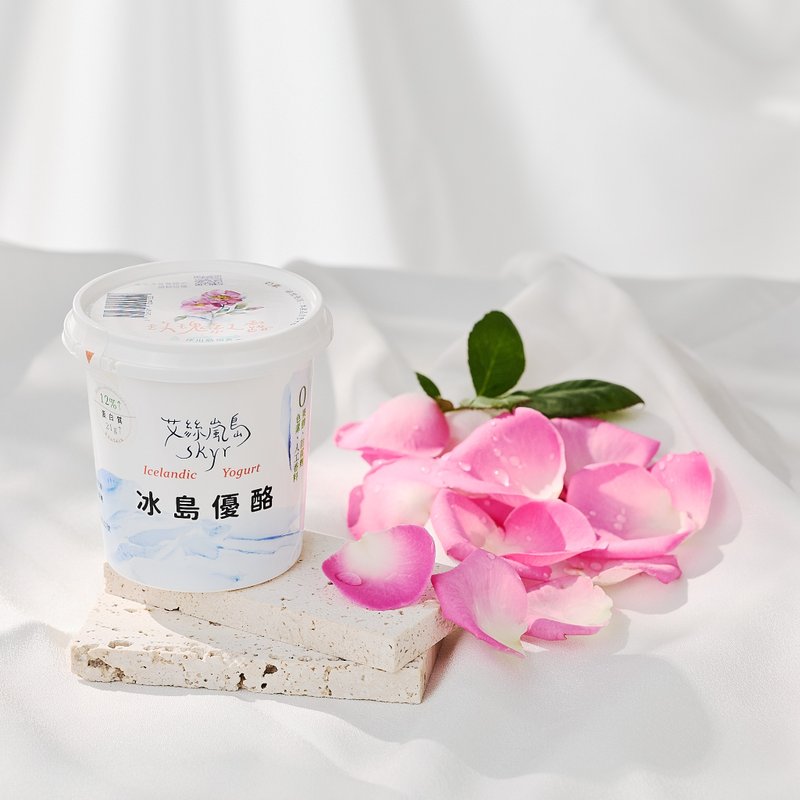 獨享杯170g 玫瑰紅露Skyr │ 奶素 - 優格/優酪乳 - 其他材質 