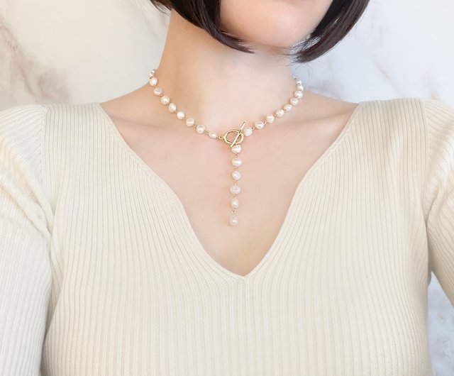 レア　mayu メッセージ付きパールネックレス ネックレス （パール）（2240435）｜MAYU(マユ）｜WOMEN'S