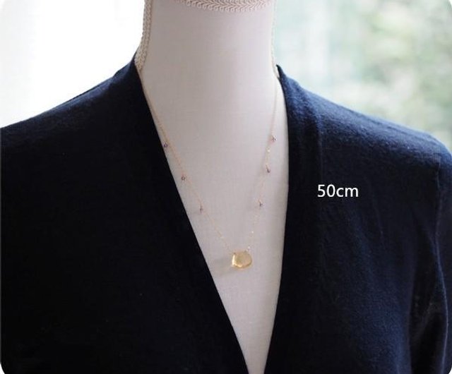 K14 ゴールドフィルド(GF) 　アメジストｘシトリン　ピアス /1ペア