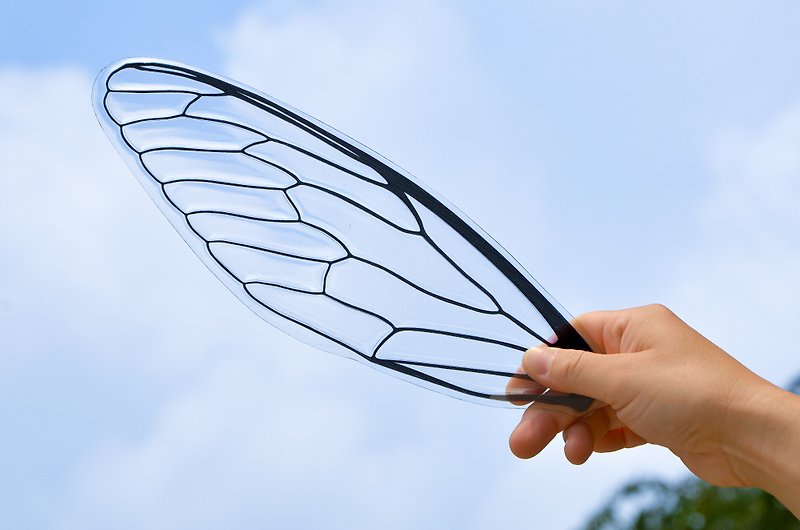 Cicada Fan black - Fans - Plastic Transparent
