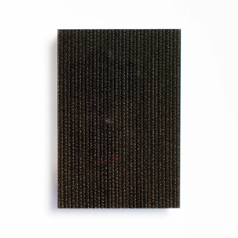 アクリル板 / アート / 黒色 金糸　透明  / テキスタイル/3mm / ポストカードサイズ - 零件/散裝材料/工具 - 壓克力 黑色