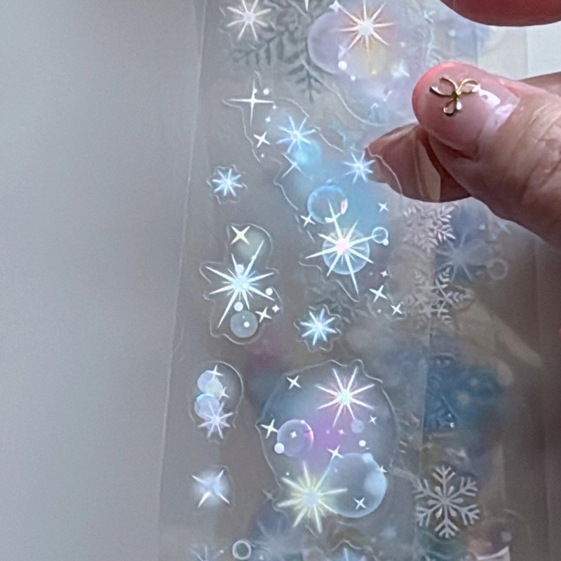 new | 光 4 亮面Pet割型膠帶/貝殼光 - 紙膠帶/和紙/PET - 塑膠 白色