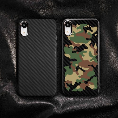 MON CARBONE 【Apple新品】防彈纖維保護殼 iPhone XR - 叢林迷彩