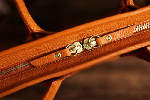 イタリア ヴィンテージ TOSCANO トスカーノ 堅牢 レザー ダレスバッグ