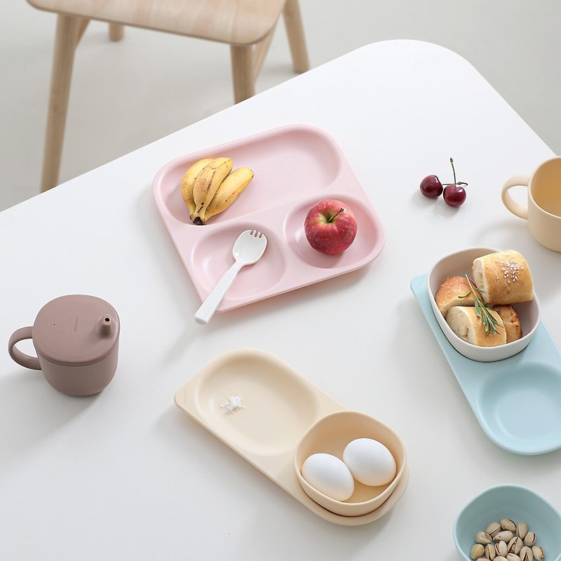 韓國製 TACKAON ecozen 3格食物托盤 (紙盒包裝) - 寶寶/兒童餐具/餐盤 - 其他材質 多色