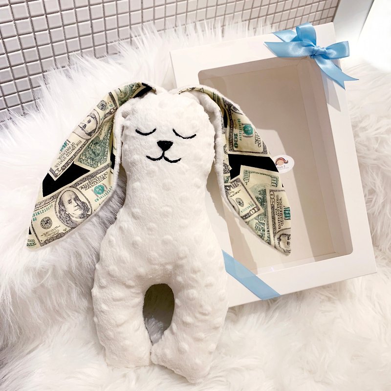 Hee Meijin-Sleep Well and Soothe Bunny Bag I am Rich- Nap Time Rabbit - ซองรับขวัญ - ผ้าฝ้าย/ผ้าลินิน หลากหลายสี