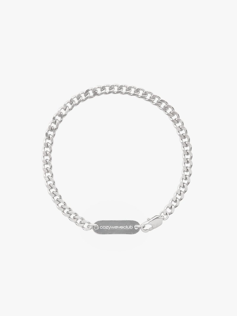 BASIC CHAIN BRACELET 01 - 手鍊/手環 - 不鏽鋼 銀色