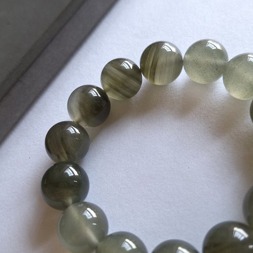 翡翠百貨 jade store 15mm俄羅斯翡翠(石英岩)手串珠串 | 天然礦石