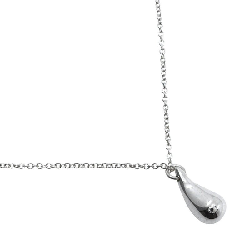 【日本直送】ティファニー TIFFANY&Co. ティアドロップ ネックレス エルサ・ペレッティ シルバー925 約2.7g レディース【中古】 - 項鍊 - 銀 銀色