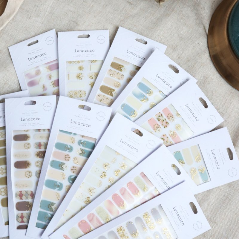 [Lunacaca gel nail stickers] Constellation series full set of 12 styles - 40% off - ยาทาเล็บ - พลาสติก 