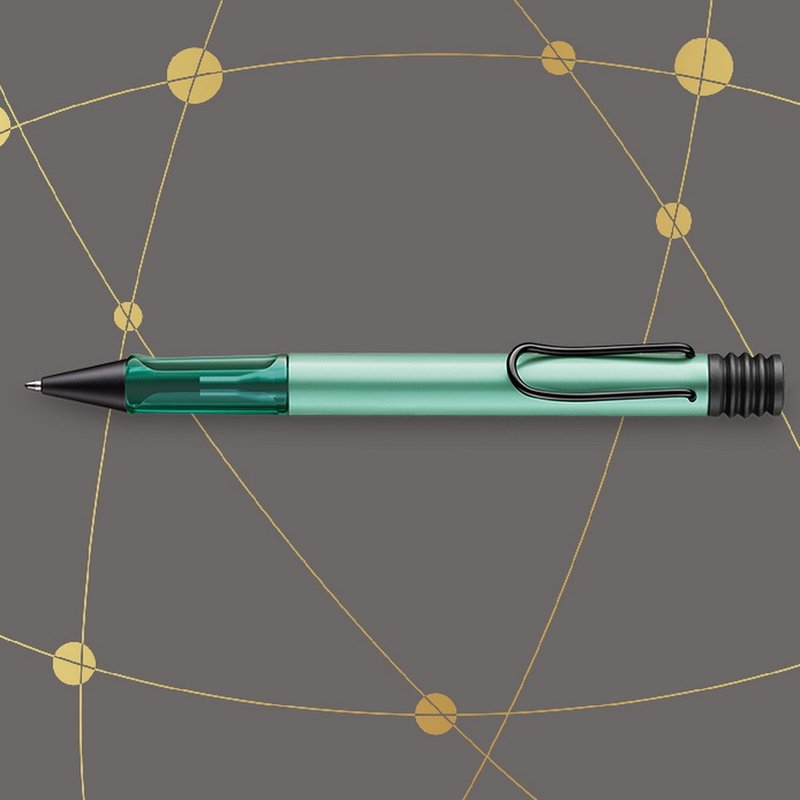 【雷雕刻字】LAMY 原子筆 限量 /AL star 2025 -薄荷綠 - 原子筆/中性筆 - 鋁合金 綠色