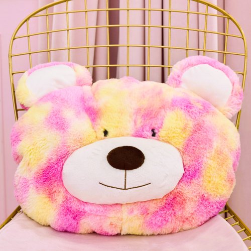 Candy Bear Candy Bear 愛吃蜜桃的蜜桃熊 熊頭抱枕
