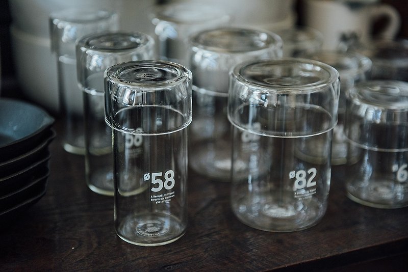 D&L口徑數字玻璃瓶(直徑58) - 居家收納/收納盒/收納用品 - 玻璃 透明