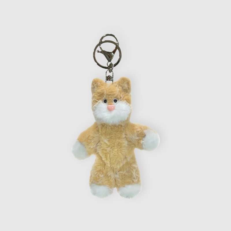 Big cheese Cat keyring - 鑰匙圈/鑰匙包 - 壓克力 灰色