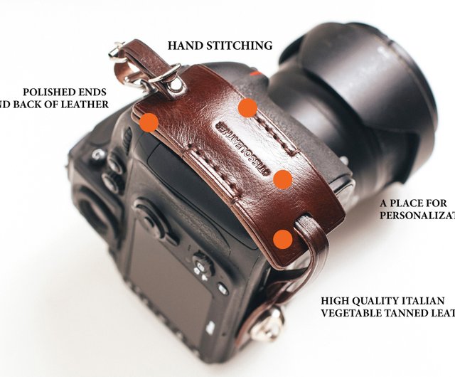 カメラ リスト ストラップ DSLR カメラ ハンド ストラップ レザー