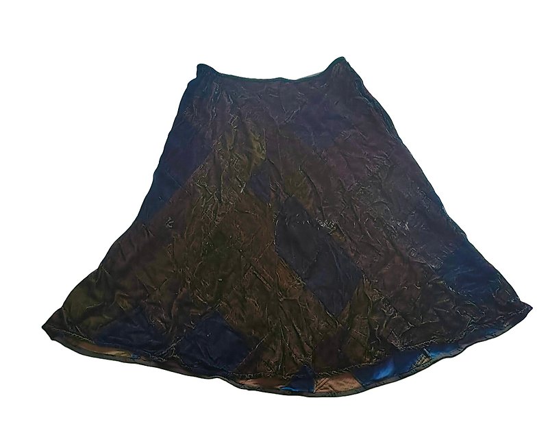 Rei Kawakubo cdg second-hand velvet skirt - Skirts - Other Materials Black