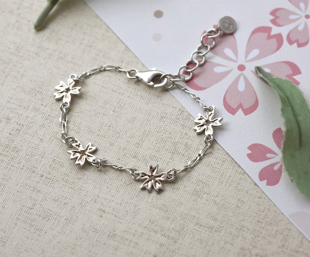 Sweet Pink Sakura Bracelet With Flower Charm With 925 Silver Pendant And  Blossom Design Perfect Valentines Day Gift For DIY Jewelry Making From  Hsmtrading, $14.96