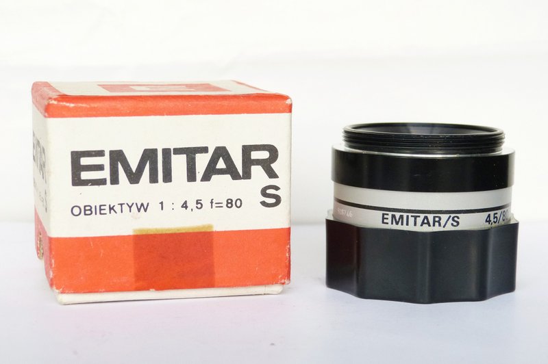 Emitar/S 4.5/80 enlarger lens M42 mount medium format PZO Poland with box - 相機/拍立得/底片相機 - 其他材質 灰色