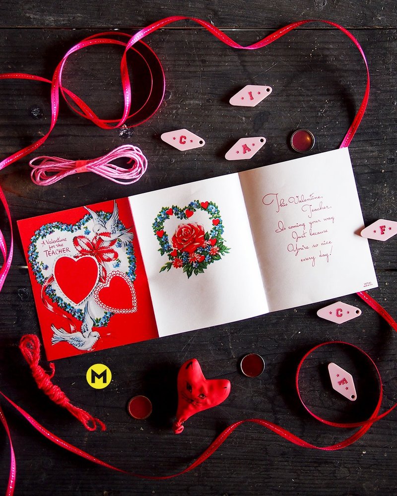 Valentine's Day Card -M- - การ์ด/โปสการ์ด - กระดาษ สีแดง