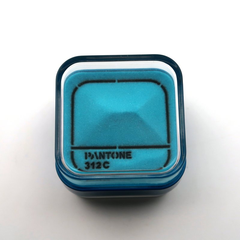 [Quick Shipping for Christmas] PANTONE312 Blue Green/Double-Sided Hourglass - ของวางตกแต่ง - อะคริลิค สีเขียว