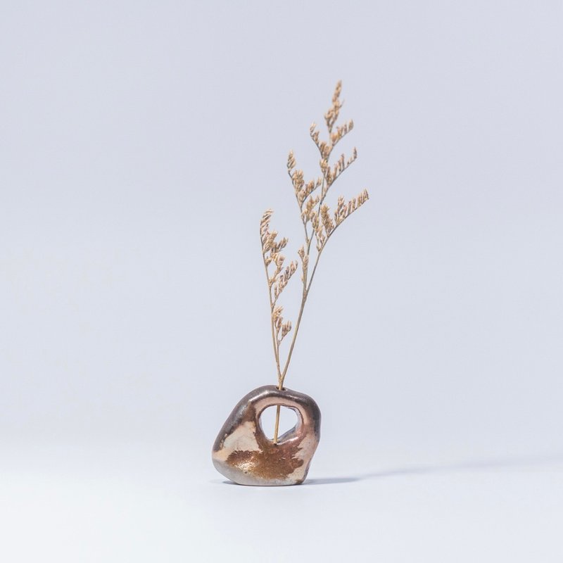 No.89 Flower Arrangement | Incense sticks Holder | Cloud Clay | Ceramics - Fragrances - Pottery Brown