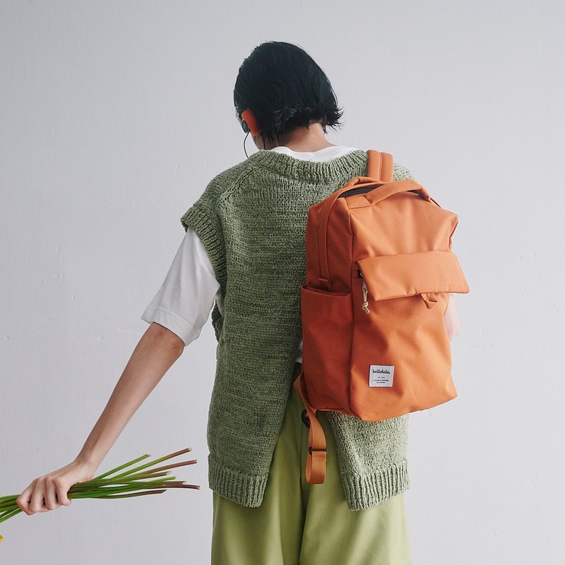 CARTER系列 | 13吋筆電書包M號 MINI CARTER ECO (孟買棕) - 後背包/背包/書包 - 環保材質 咖啡色