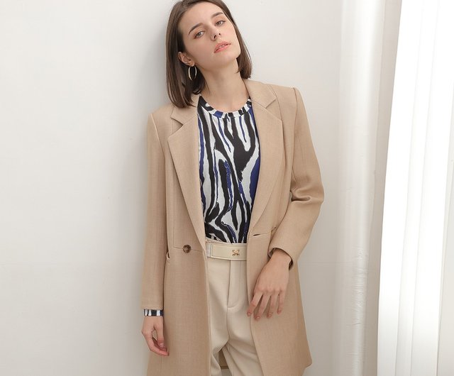 Women's blazer longer outlet length