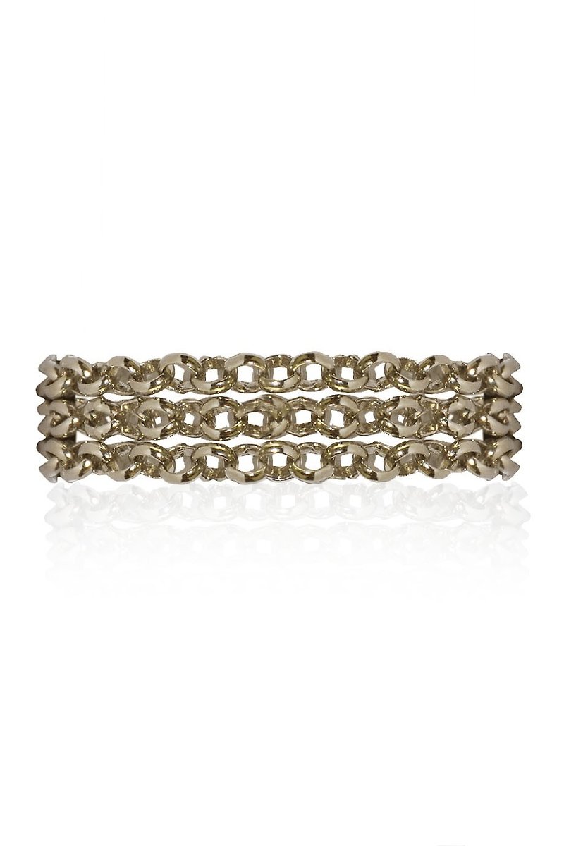 Celio Gold-Plated Chained Bracelet - สร้อยข้อมือ - โลหะ สีทอง